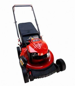 Red Lawn Mower